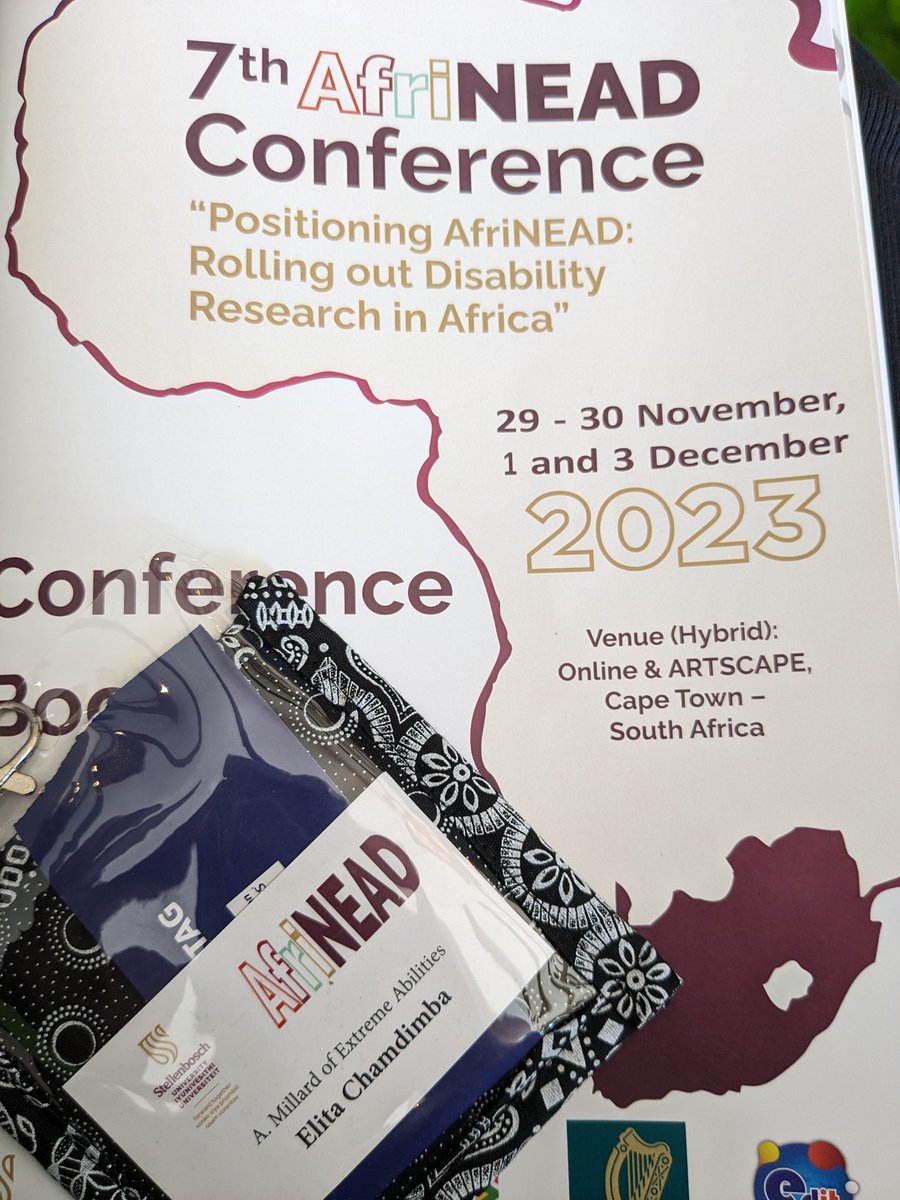 Day one at the 7th AfriNEAD conference: rolling out disability research in Africa 🌍 . . #afrinead #research #DisabilityConference2023 #capetown