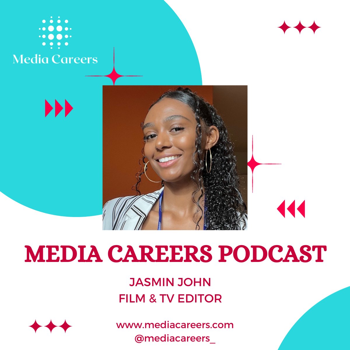 Media Careers (@mediacareers_) on Twitter photo 📢📢📢 New Podcast Alert! 📢📢📢
This week we talk to the incredible Jasmin John!
She started her journey into the media industry at <a href="/TheBRITSchool/">BRIT School</a> and was listed as 'One to Watch 2023' by <a href="/EdinburghTVFest/">Edinburgh TV Festival</a>
You can listen to the full episode here:
rb.gy/k5pmp4 📢📢📢 New Podcast Alert! 📢📢📢
This week we talk to the incredible Jasmin John!
She started her journey into the media industry at <a href="/TheBRITSchool/">BRIT School</a> and was listed as 'One to Watch 2023' by <a href="/EdinburghTVFest/">Edinburgh TV Festival</a>
You can listen to the full episode here:
rb.gy/k5pmp4