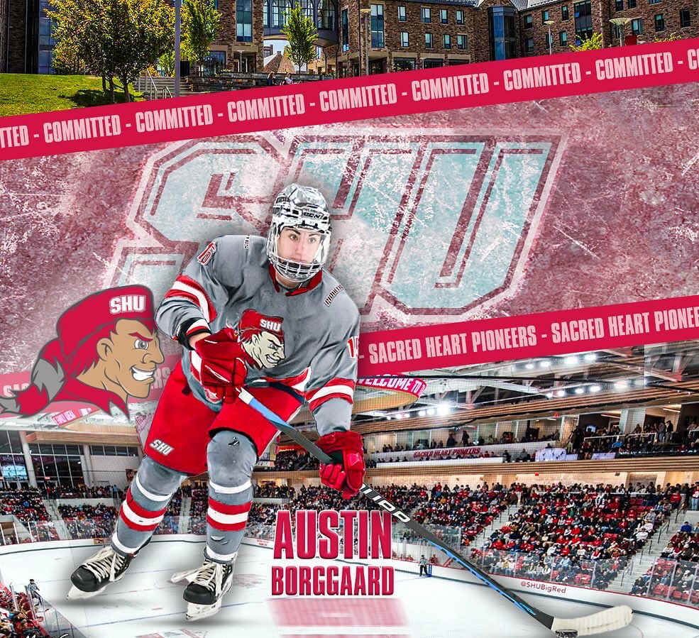 I am proud and honored to announce my commitment to play Division 1 college hockey at Sacred Heart University. I would like to thank my family, friends, and coaches who have helped me along the way. #gopios