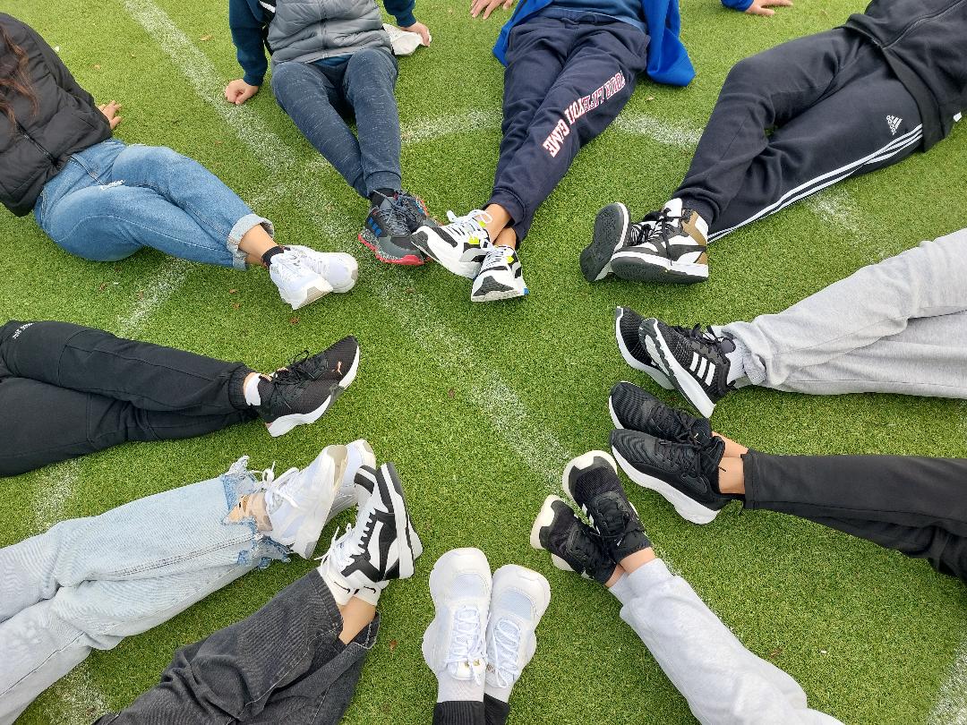 Transforming N. Olvio's High school into a hub for learning &amp; creativity, we built a new football court. Recently, all students received sneakers, nurturing active lifestyle &amp; inspiring  culture of health. Each step in the shoes is a stride toward a brighter future for the youth!