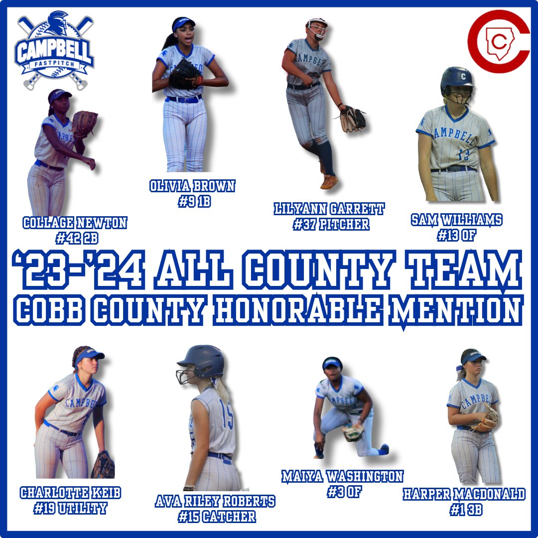 Congratulations to our athletes selected as All County Team Honorable Mention! #commitmenteffortcourage