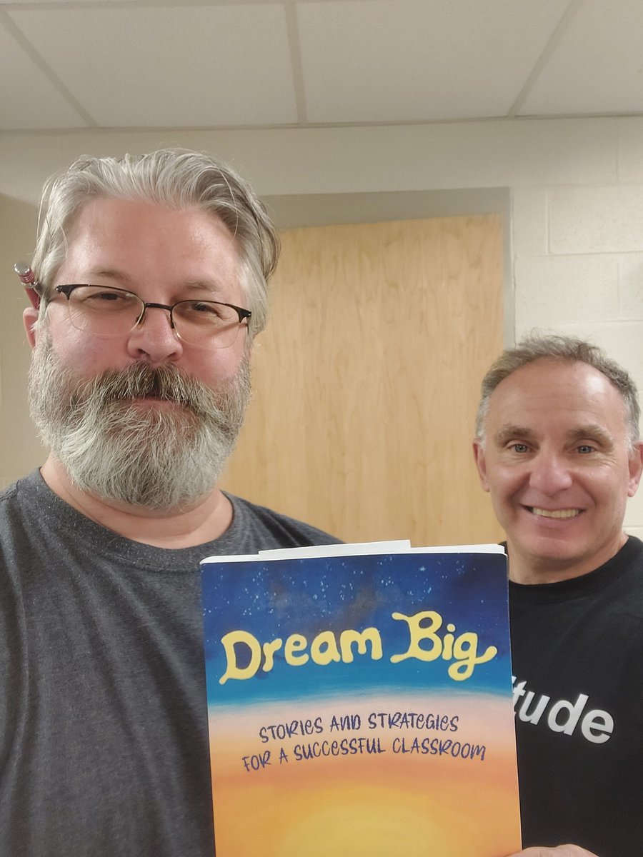 @Tara_Desiderio #ShamelessPromotion: #book by #author & #teacher, @Shapiro_WTHS cmsdreambig.com (his #website) twitter.com/Shapiro_WTHS/s… amazon.com/Dream-Big-Stra… 'Shap''s been teaching for more than 25 yrs, so he knows what it takes to have success in the #classroom.