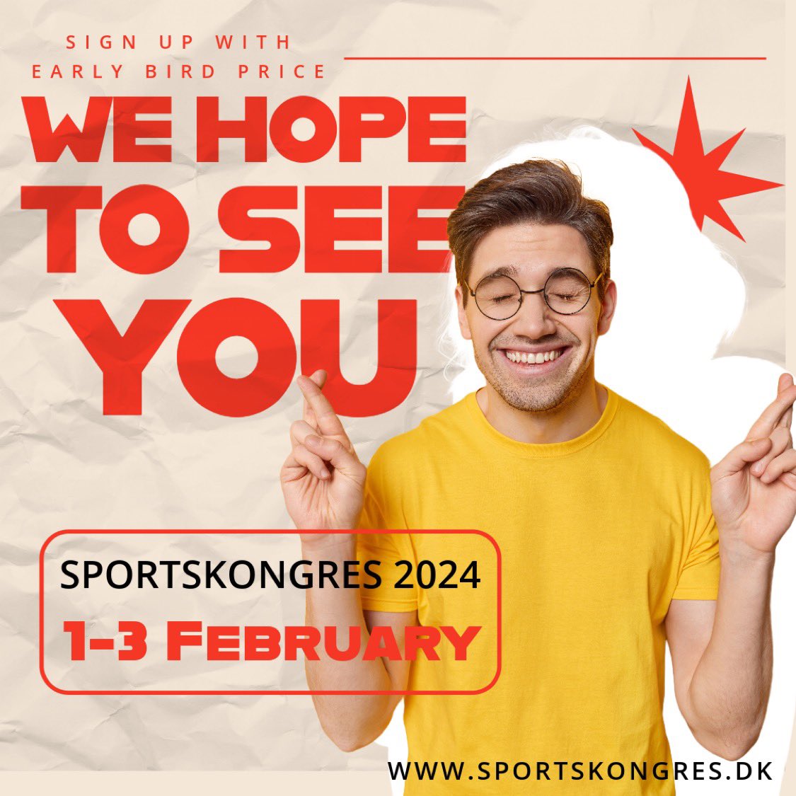 🦉EARLY BIRD🦅
Sign up for the best sports congress of the year with early bird prices now. We hope to see you in Copenhagen 1st-3rd of February at #Sportskongres2024 
It’s gonna be GREAT!