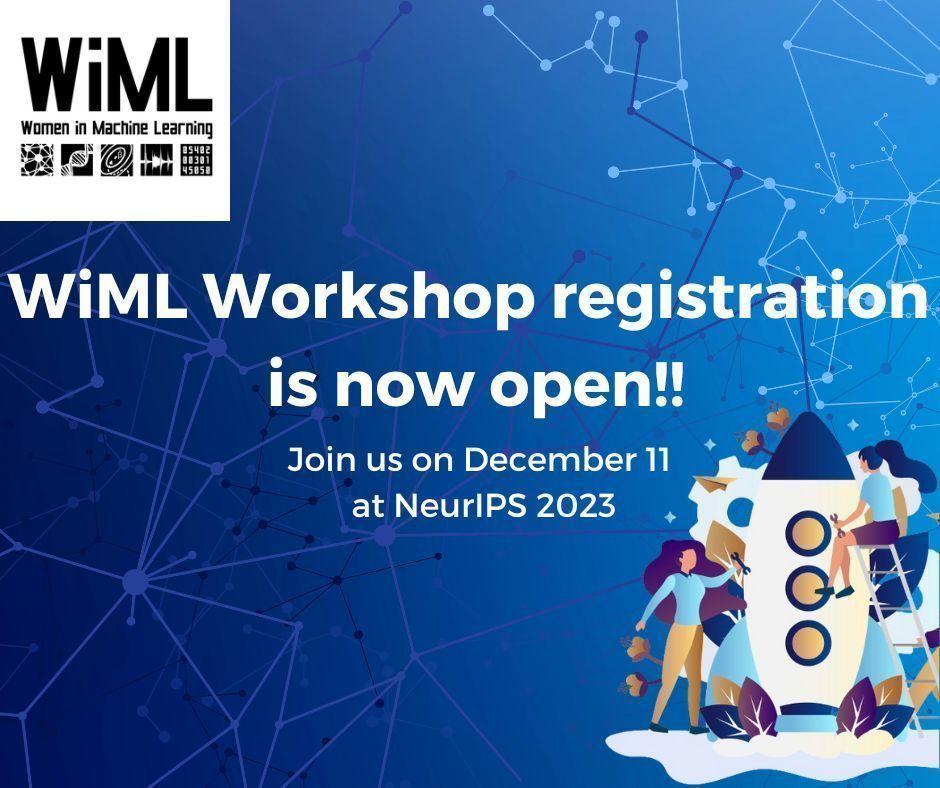 Attending NeurIPS 2023? Join us for an enlightening day of talks, mentorship sessions and networking at the WiML workshop on December 11! Check out our program buff.ly/47vvvZr Let us know if you'll make it by filling the registration form buff.ly/47n1cnD 🧵