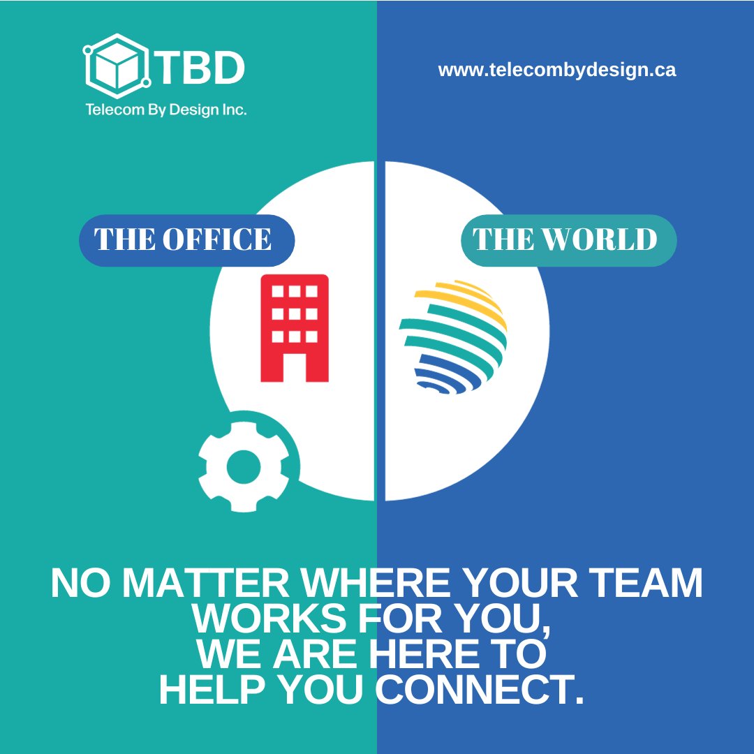 TelecomByDesign's tweet photo. Partner with the experts at TBD Telecom By Design Inc. for all your IT and telecommunications needs. Our seasoned professionals 
are here to enhance your connectivity, whether in the office or remote. 

#Service #Technology #People #Expertise #Community https://t.co/uteLWPGzdX
