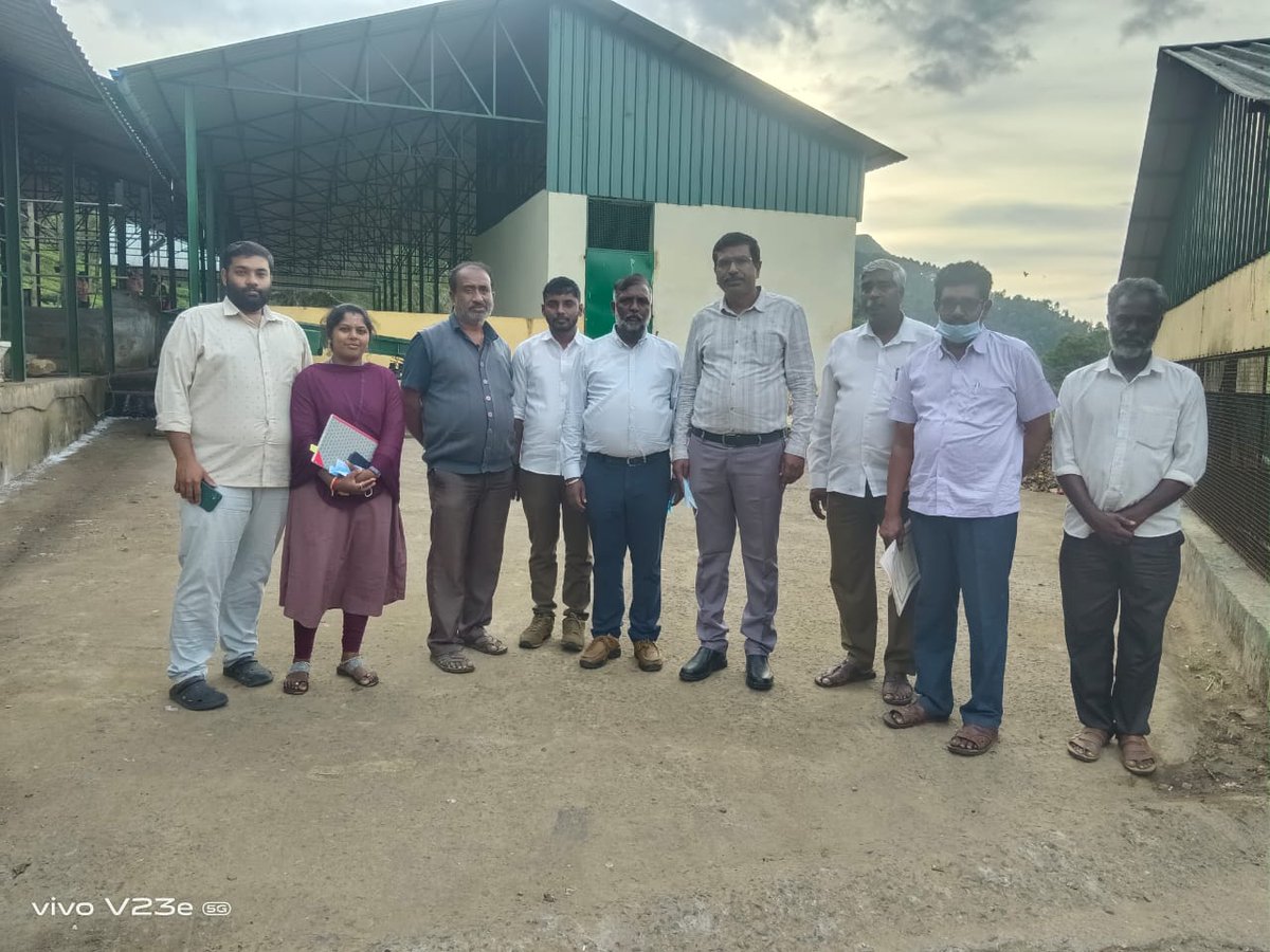 Respected RDMA Sir Inspected Gudalur(N) Municipal Compost Yard on 29.11.2023 and Appreciated SBM Team.