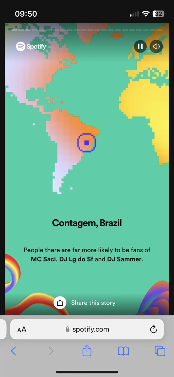 anacarslina's tweet photo. nossa vou desmaiar com o spotify falando que eu tenho o gosto musical de um morador de contagem https://t.co/jIjmorrDkQ