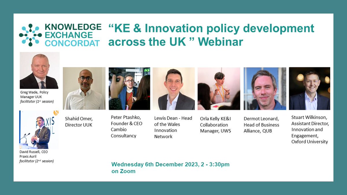 It's just one week until our final KEC webinar of 2023! We have another absolutely fantastic line up of speakers for this event. It is not too late to register: keconcordat.ac.uk/events/youre-i… so please do share with your networks!