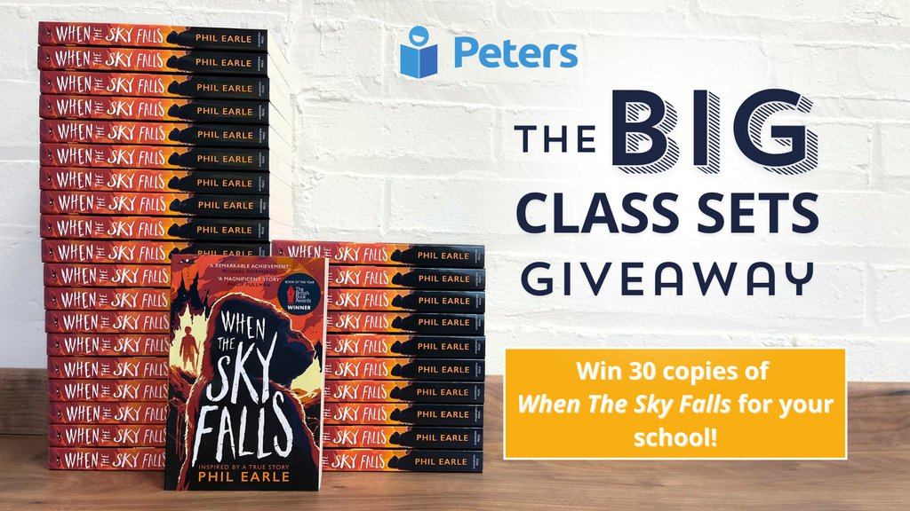 The Big Class Sets Giveaway ends today with a tremendous, heart-wrenching bang! The final title up for grabs is... When The Sky Falls🦍❤️ To enter, reshare this post and follow us before Friday 1st December, 6pm. Up to 40% off class sets: l8r.it/opf2
