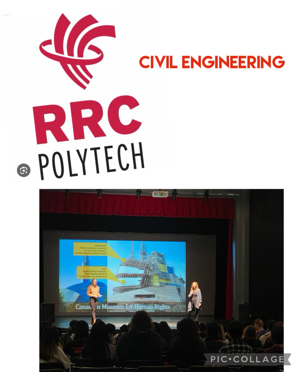 Tracy Darbyshire (@darbyshiremrs) on Twitter photo Career Education <a href="/tecvoc/">Tec Voc</a> Tec Talks featured RRC Polytech Civil Engineering for two presentations. Thank you for your continued support RRC. #tecvoc #rrcpolytech #engineering #winnipegsd Career Education <a href="/tecvoc/">Tec Voc</a> Tec Talks featured RRC Polytech Civil Engineering for two presentations. Thank you for your continued support RRC. #tecvoc #rrcpolytech #engineering #winnipegsd