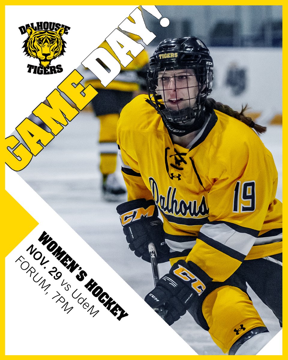 DalTigers's tweet photo. Women's hockey is back for the last #GameDay before the New Year! Puck drops at 7pm at the Halifax Forum.

#GoTigers #FearTheRoar @aus_sua https://t.co/kPplVWvmKn