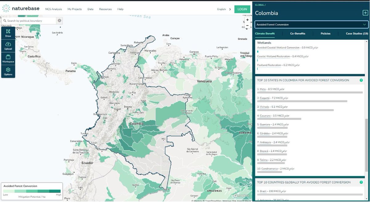 This is so COOL!! @Vizzuality has just launched today the Naturebase platform with @Nature4Climate (lnkd.in/dddVHW2X) useful worldwide! 🌎 Here is the link: lnkd.in/dtbs4xSN #climatechange #environment #sustainability #nature #climate #ClimateJustice #Colombia