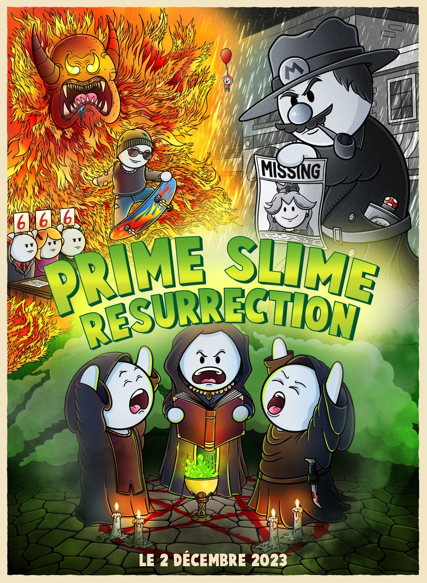 🎉ON EST DE RETOUR !🎉
Après une (très) longue pause, on revient dès CE SAMEDI avec un tas de tout nouveaux strips : un clown dépressif, un unboxing démoniaque, une sombre affaire au Royaume Champignon, une guerre de dinosaures et bien plus encore !

Vous nous avez manqué ! 🙏