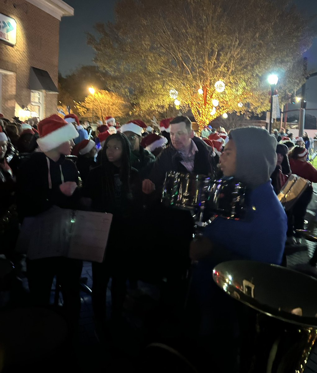 So proud of our Griffin Wildcats as they along with Pearson and Campbell middle, joined the Campbell HS band at the Smyrna Tree lighting. Thank you Ms. Cole and Mr. Rabun for preparing our students to play.