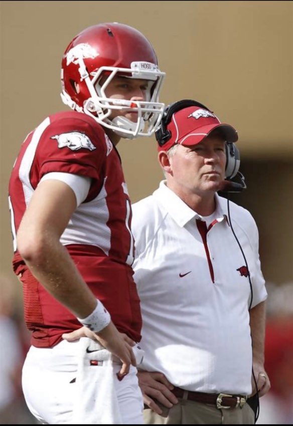 It’s you and me 15. Proud to be coming home. Now let’s bring the Hogs a Championship!! 🐗 #WooPig