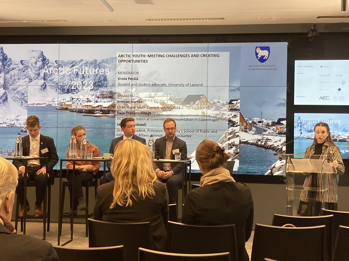 Hugely interesting to listen to the different perspectives from the youth in 🇳🇴🇺🇸 and 🇬🇱. Skillfully moderated by Krista Perälä from 🇫🇮 University of Lapland. We should do all we can to ensure that the youth are heard.