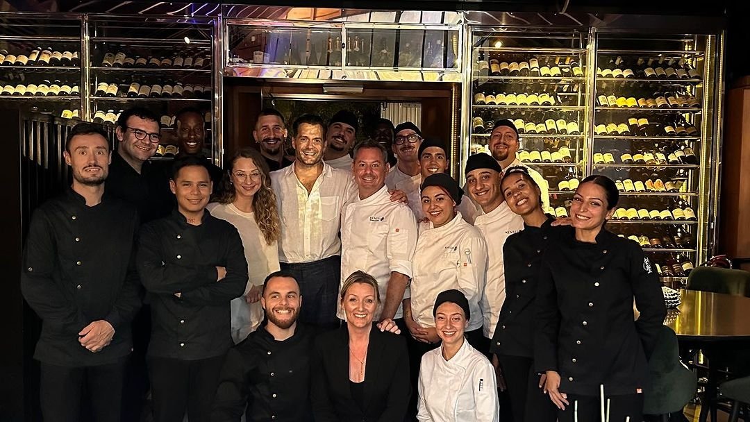 Henry Cavill & Natalie Viscuso at a restaurant in Tenerife, Spain month ago.