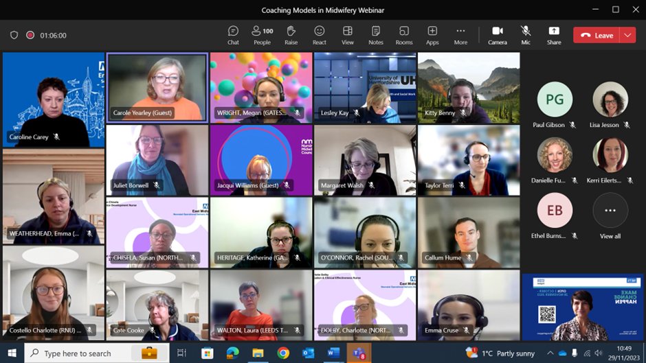 Ricky Hurley (@rickyhurley14) on Twitter photo Fantastic webinar on 'Coaching Models for Midwifery Learners'. Great attendance, enthusiasm and motivation👏Thanks for sharing your knowledge Jacqui Williams, Emma Weatherhead, Carole Yearley <a href="/RMLottyCostello/">Lotty Costello</a> <a href="/CarolineCa37580/">Caroline Carey</a> <a href="/JulietBorwell/">Juliet Borwell 💙</a> <a href="/LisaAJesson/">Lisa Jesson</a> <a href="/NHSE_WTE/">NHS England Workforce, Training and Education</a> @NHSHEE_NEY 🫶😍 Fantastic webinar on 'Coaching Models for Midwifery Learners'. Great attendance, enthusiasm and motivation👏Thanks for sharing your knowledge Jacqui Williams, Emma Weatherhead, Carole Yearley <a href="/RMLottyCostello/">Lotty Costello</a> <a href="/CarolineCa37580/">Caroline Carey</a> <a href="/JulietBorwell/">Juliet Borwell 💙</a> <a href="/LisaAJesson/">Lisa Jesson</a> <a href="/NHSE_WTE/">NHS England Workforce, Training and Education</a> @NHSHEE_NEY 🫶😍