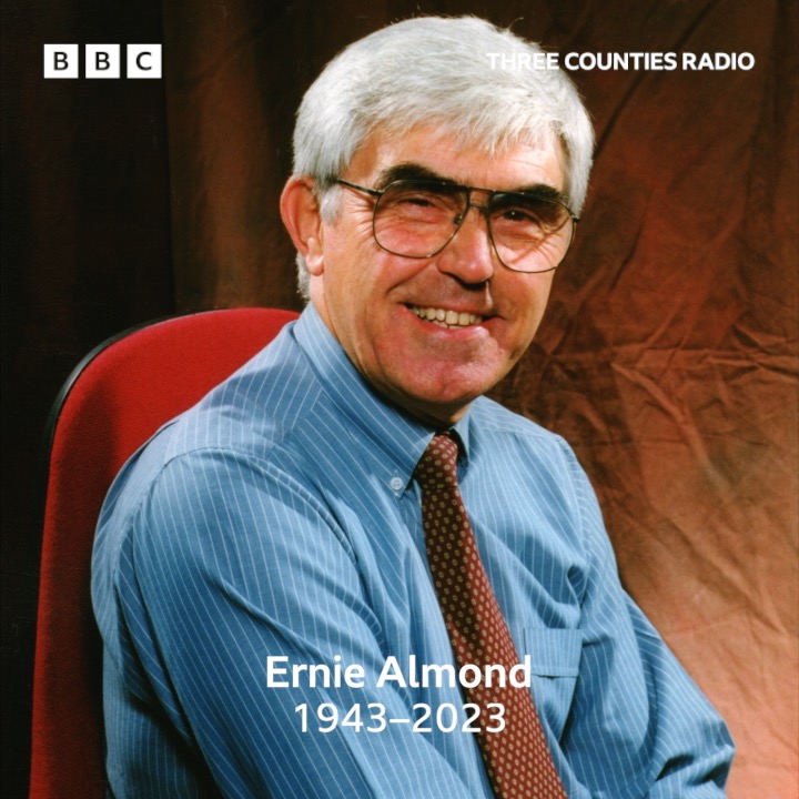 BBC Three Counties Radio presenter, Ernie Almond, has died at the age of 80. Ernie is fondly remembered as part of the Ern and Vern radio show with Jonathan Vernon-Smith. Jonathan and colleagues paid this tribute: bbc.in/3GjttQ2