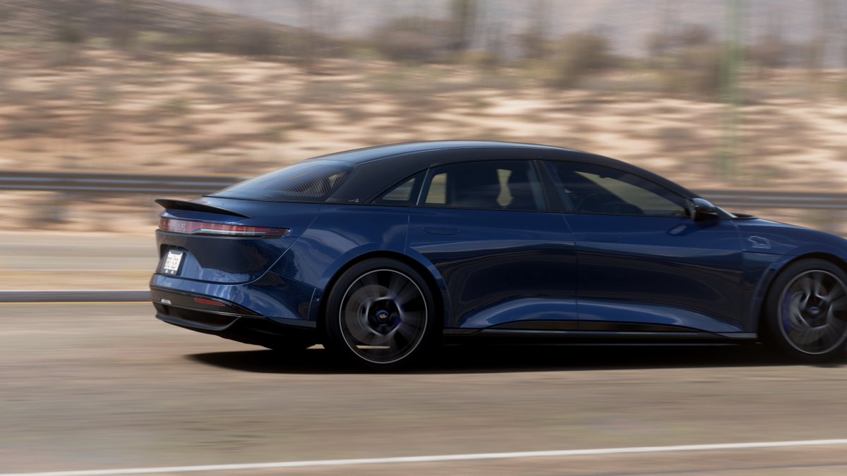 The Lucid Air Sapphire is coming to Forza Horizon 5 soon