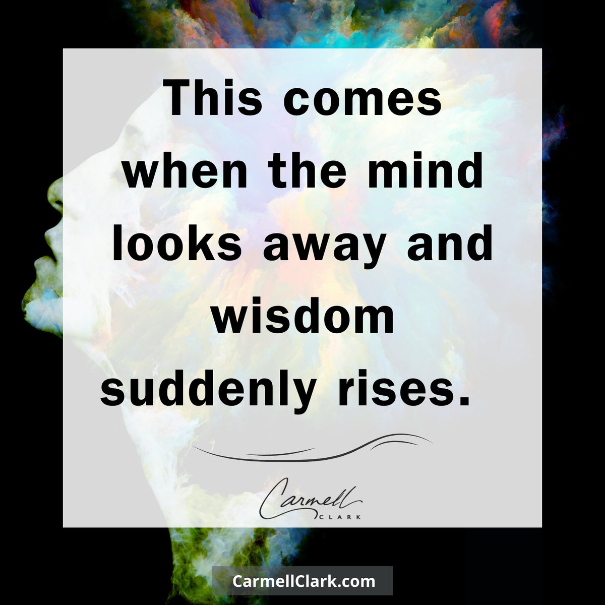 Conscious awareness cuts to the core of our wisdom and reveals itself only when we relax and let it do its thing. Curious about how to develop conscious awareness? #WedWisdom #community #selfawareness #collective #women