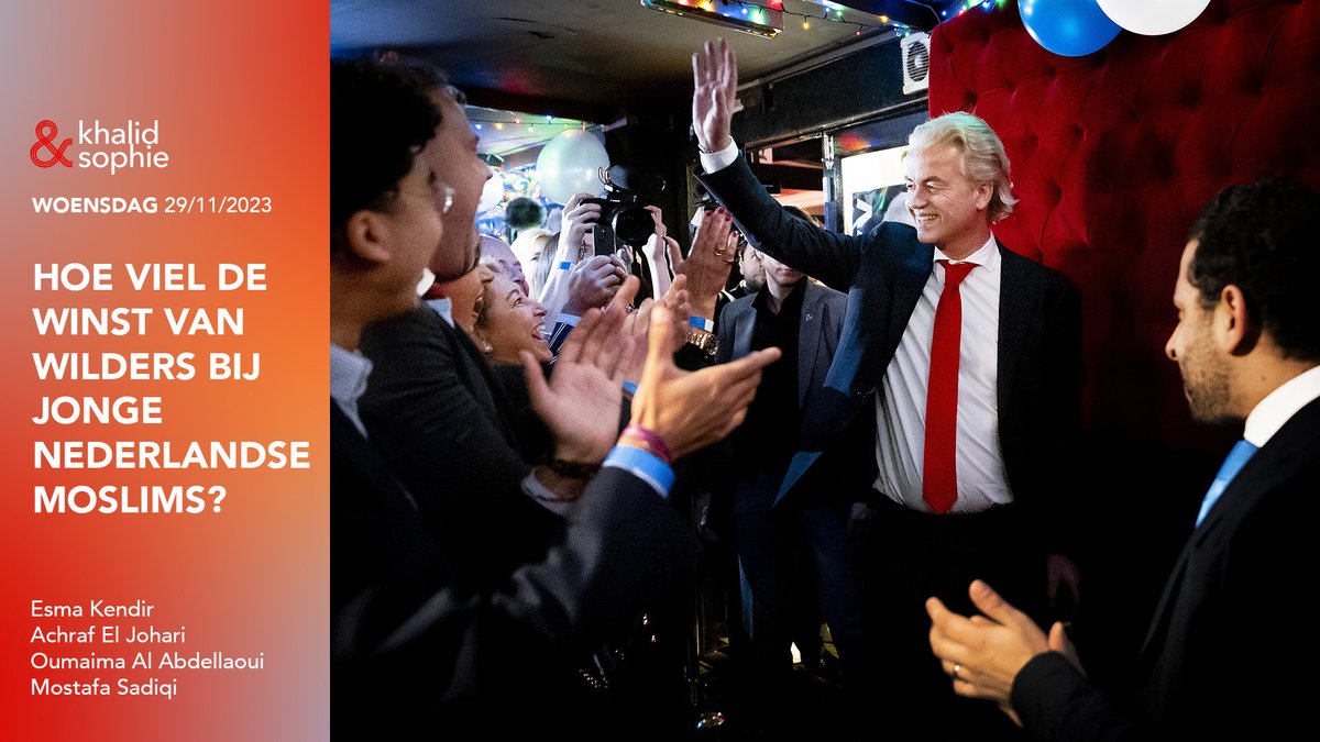 Een week geleden won Geert Wilders de verkiezingen, iemand die al jaren zegt dat de islam een gevaarlijke ideologie is. Hoe is het voor jonge moslims dat hij met 37 zetels de absolute winnaar is van de Tweede Kamer-verkiezingen? We bespreken het met Esma, Achraf, Mostafa en