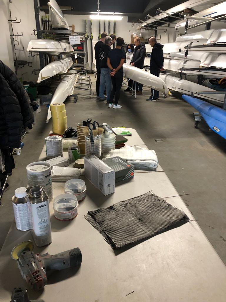 Repair crew training today! 🛠️ Learning how to keep our boat fleet in tip top condition. Thanks to @ThamesRC boatman for the support 🙏 Photo credit @alastair_horn