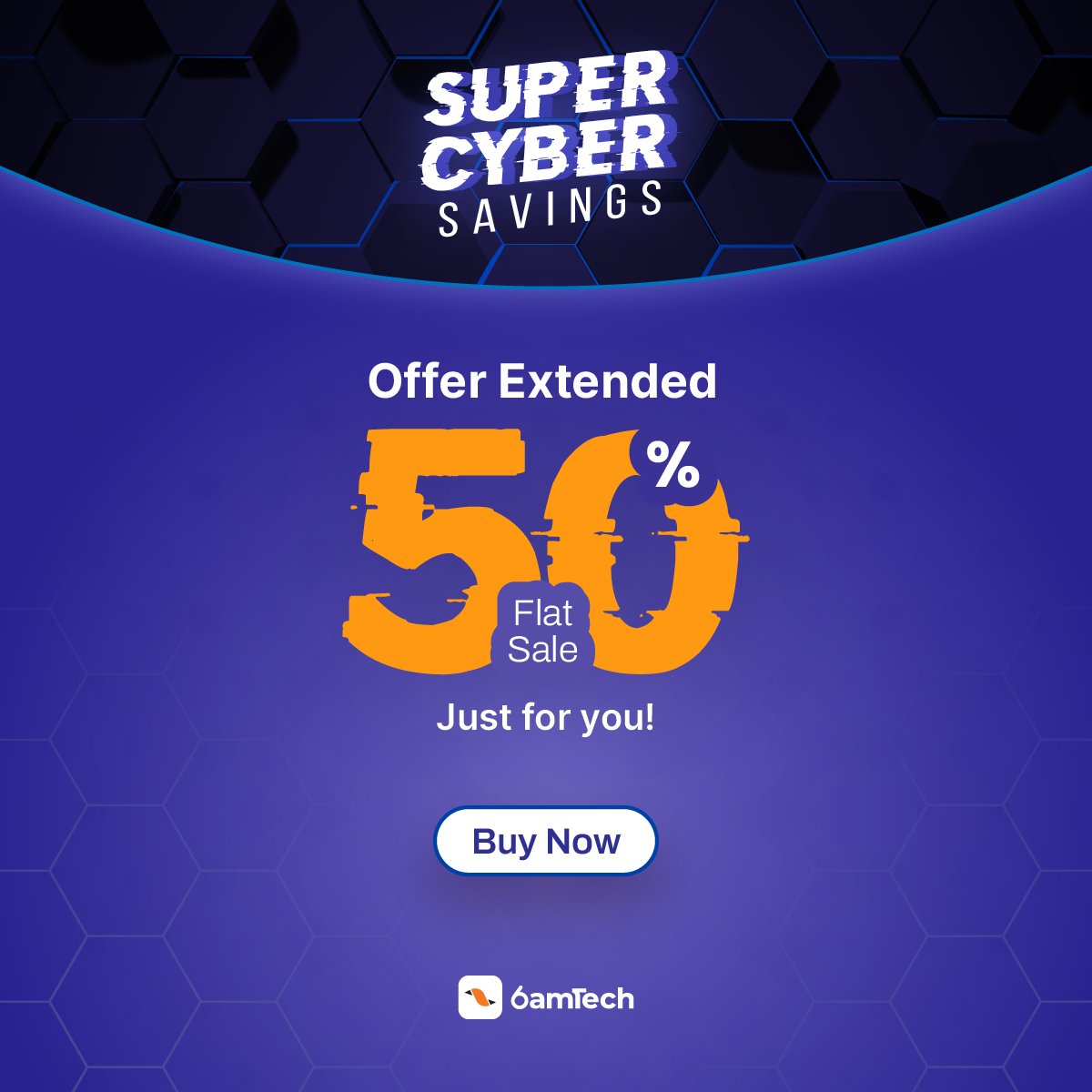 6amTech's tweet image. 🎉 Great News! Due to greater demand, we've extended the Cyber Week Sale for 2 more days! Enjoy a fabulous 50% off on all our products and add-ons 🛍️

Don't miss out this time – shop now!

Get it from here 👉 6amtech.com/cyber-sale-202… 

#6amTech #CyberSale #eCommerce