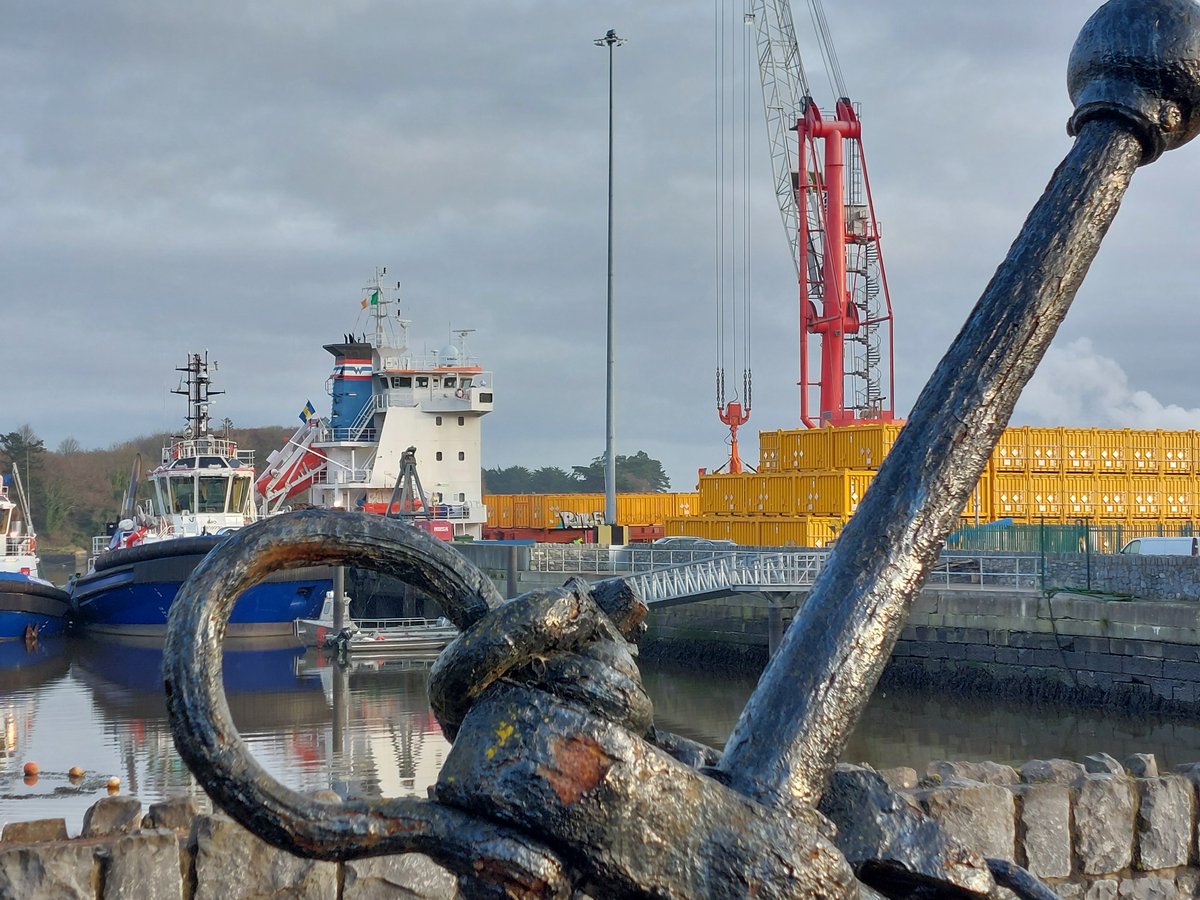 Container operations going well today, beautiful day in Foynes.
#nationalsupplychain #ports #portsandterminals #containershipping #containership #containers #transatlanticgateway #portworkers #portsafety