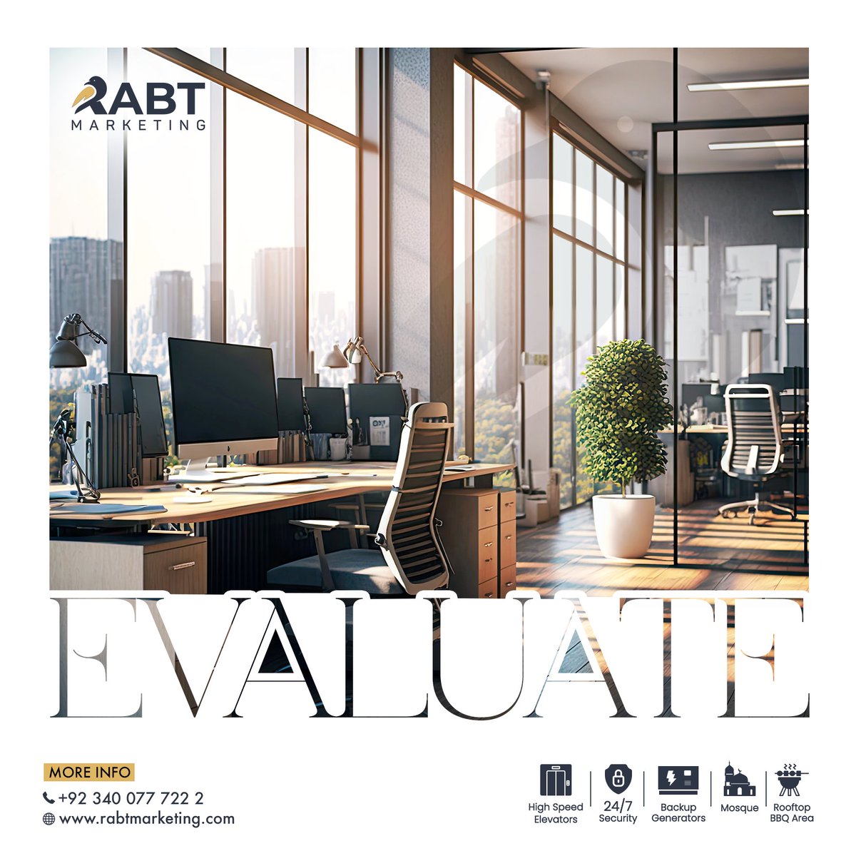 RabtMarketing's tweet photo. Evaluate and make your business profitable. Oriental Center has modern and lavish offices where you can uplift your business
𝗥𝗮𝗯𝘁 𝗠𝗮𝗿𝗸𝗲𝘁𝗶𝗻𝗴
𝐑𝐚𝐛𝐭𝐚 𝐙𝐚𝐫𝐨𝐫𝐢 𝐡𝐚𝐢
𝐑𝐚𝐛𝐭: 𝟎𝟑𝟒𝟎𝟎𝟕𝟕𝟕𝟐𝟐𝟐
#rabtmarketing #rabtrazaroorihai #realestate #realestateagent https://t.co/JOghdo23an