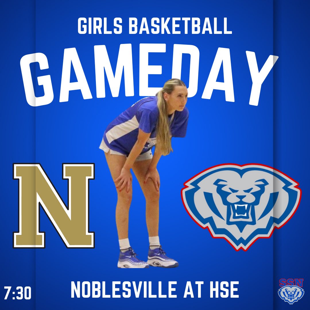 🦁💙GAME DAY💙🦁

🆚: Noblesville
⏰: 7:30 PM
📍: HSE
📆: November 29

#goroyals⚪️🔵