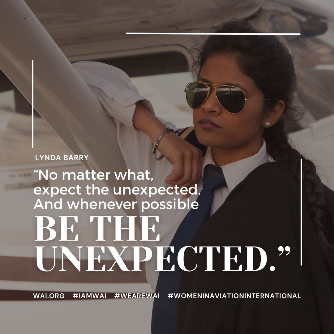 #WiseWordsWednesdays #IamWAI #WeAreWAI #WomeninAviationInternational