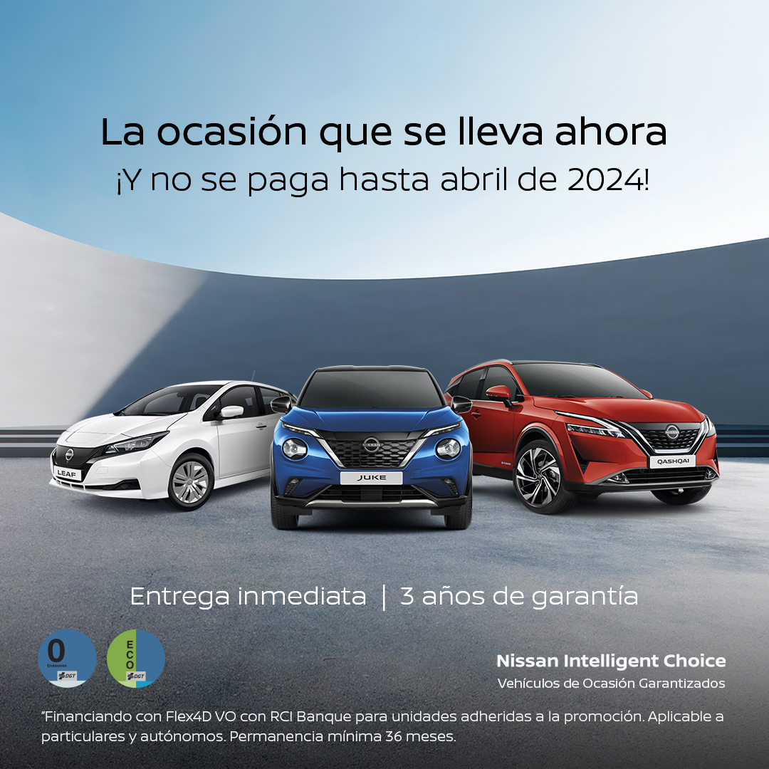 ¿Estrenar un Nissan y decirle adiós al pago hasta el 2024?🚗💨

Llévate tu Nissan favorito con entrega inmediata ¡y no pagues hasta abril del 2024! Pero ojo, esta oportunidad tiene fecha de límite. ¡Solo hasta el 10 de diciembre! 

Mas info bit.ly/3N5cy7Q
#oferta #gaursa