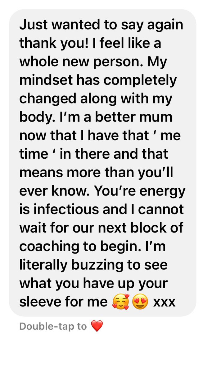 Waking up to messages like these…. 😍 Keep killing it chick 💪🙌💜 #coachcheckins #fitmums #over40coaching #feelgoodfitness