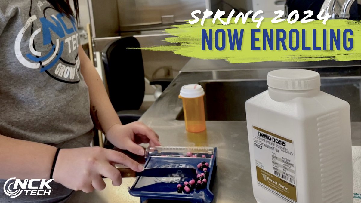 FortHaysTechNC's tweet photo. Are you interested in Pharmacy Tech, Pre-Nursing, Business Office Management, or Business Technology. You can start these courses as soon as JANUARY! To learn more, visit: https://t.co/n2tmn9SvxJ

#ncktechproud #PharmacyTech #Hays #Beloit #GROWYOURGRIT https://t.co/0YtgijMTml