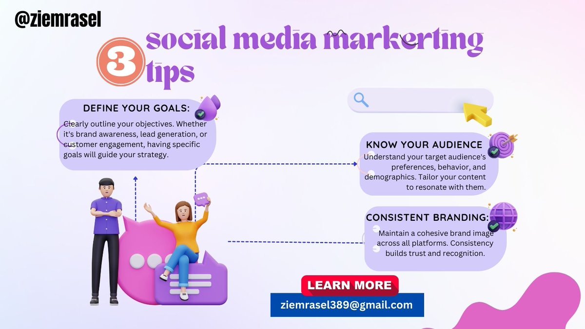 'Elevate your brand with social media marketing! 🚀 Define goals, engage your audience with compelling content, and stay current with trends. 💬📊 #SocialMediaMarketing #DigitalSuccess' 
#SocialMediaMarketing #DigitalStrategy #EngageAudience #BrandVisibility #ContentIsKey