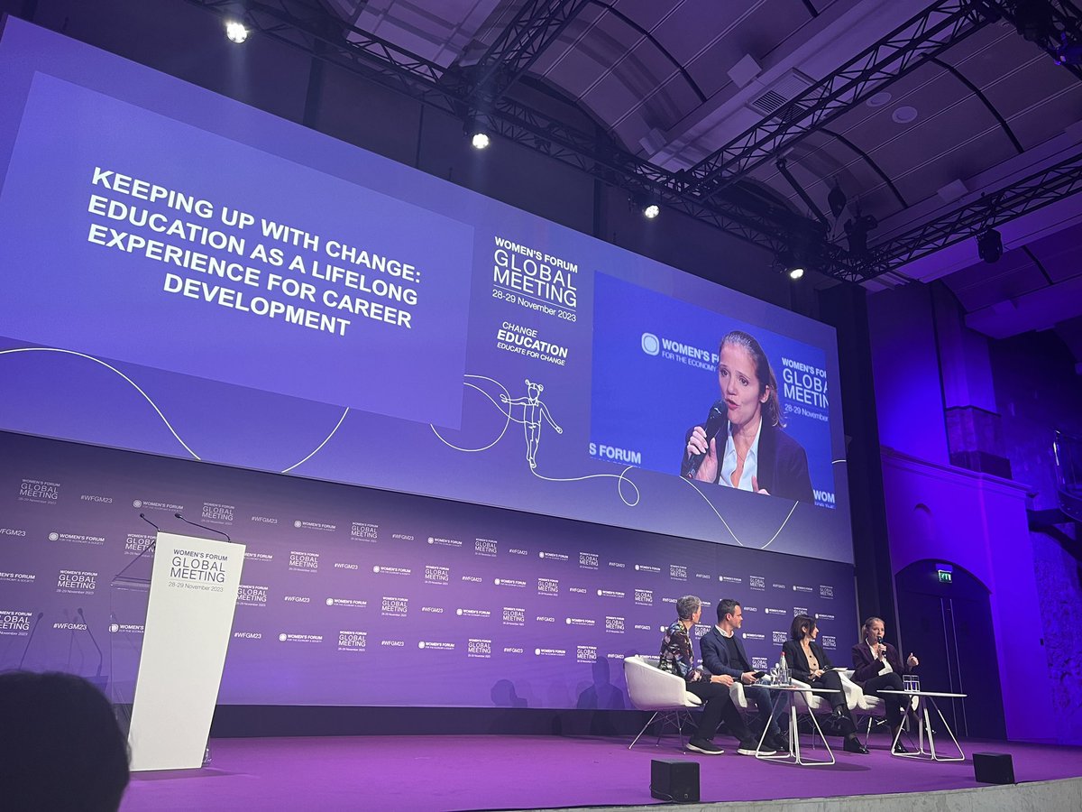 “There needs to be a shock in education so that we can gain in agility, the agility to deliver skills very fast.” 💬 Valérie Ferret, Vice President of 3DEXPERIENCE Edu. #WFGM23 #WeAre3DS