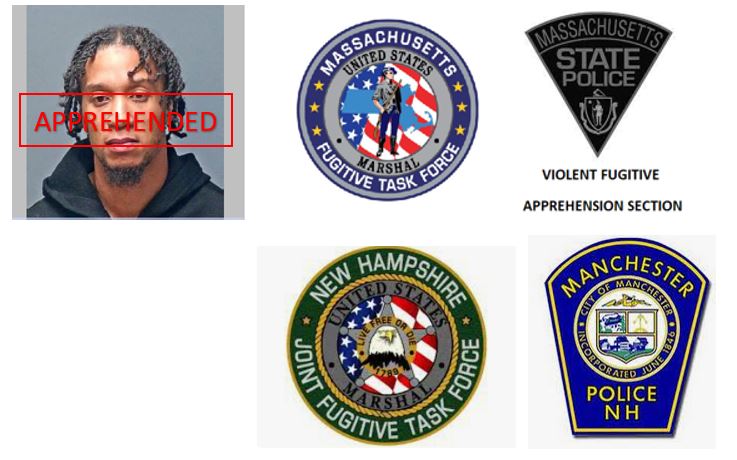 Giovanne Morris was apprehended yesterday in Malden by members of the D/MA Fugitive Task Force along w/ members of the <a href="/MassStatePolice/">Massachusetts State Police</a> VFAS, NH Joint Fugitive Task Force, Mht_NH_PD (Manchester PD), &amp; <a href="/MaldenPolice/">Malden Police</a> in connection w/ a fatal shooting in Manchester, NH. Great work!