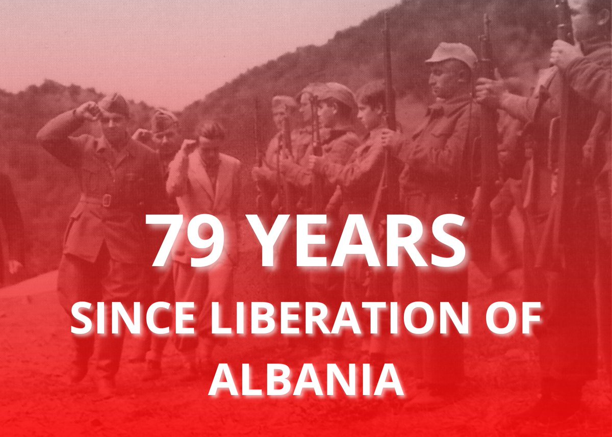 shokut_enver's tweet photo. Rroftë Lufta Nacionalçlirimtare e popullit shqiptar!
Rroftë 29 Nëntori - Dita e Çlirimit të Shqipërisë!
Communists - study the experience of the national liberation struggle of the Albanian people!
#EnverHoxha #Lufta #Nacionalçlirimtare #War https://t.co/el7FFI0Rzg