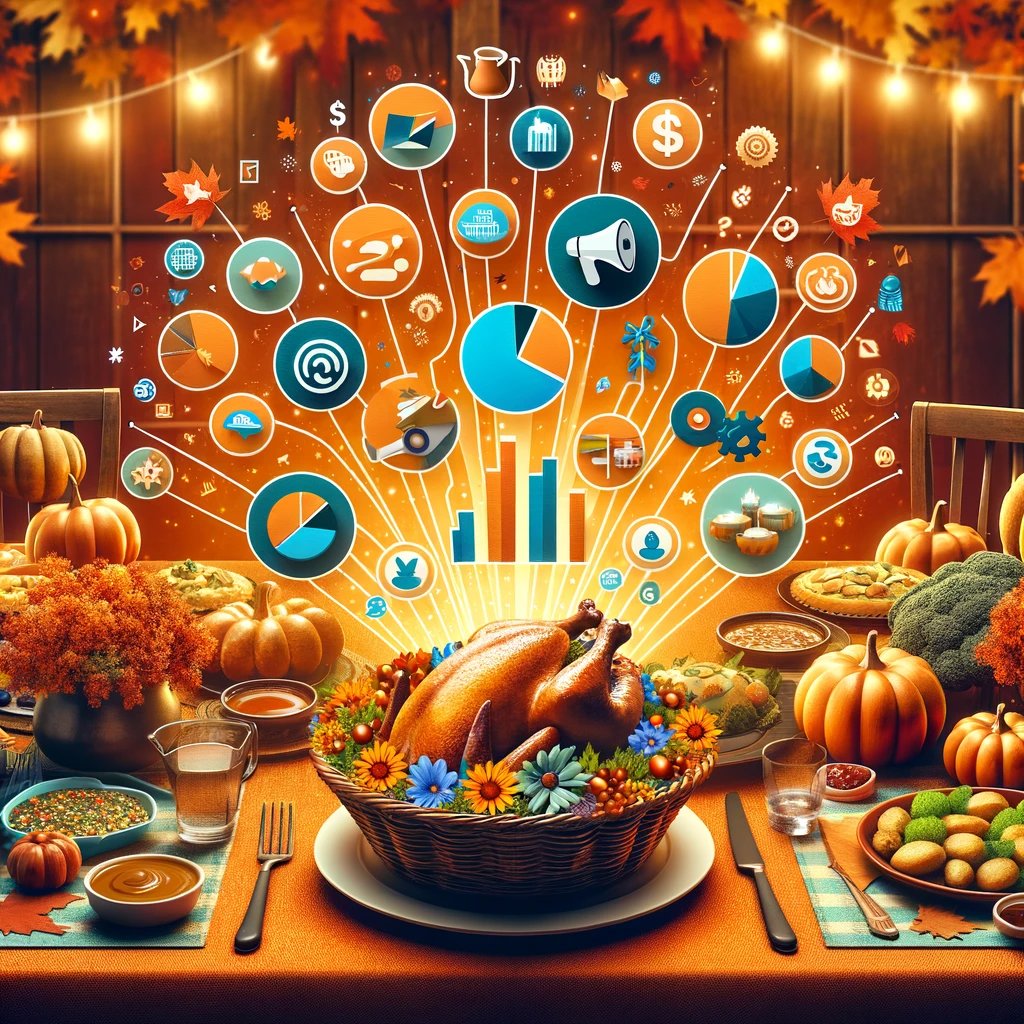 🍽️🖱️ This Thanksgiving, let's set a table that even your competitors will want a seat at. It all starts with smart marketing. #CompetitiveMarketing #ThanksgivingTable