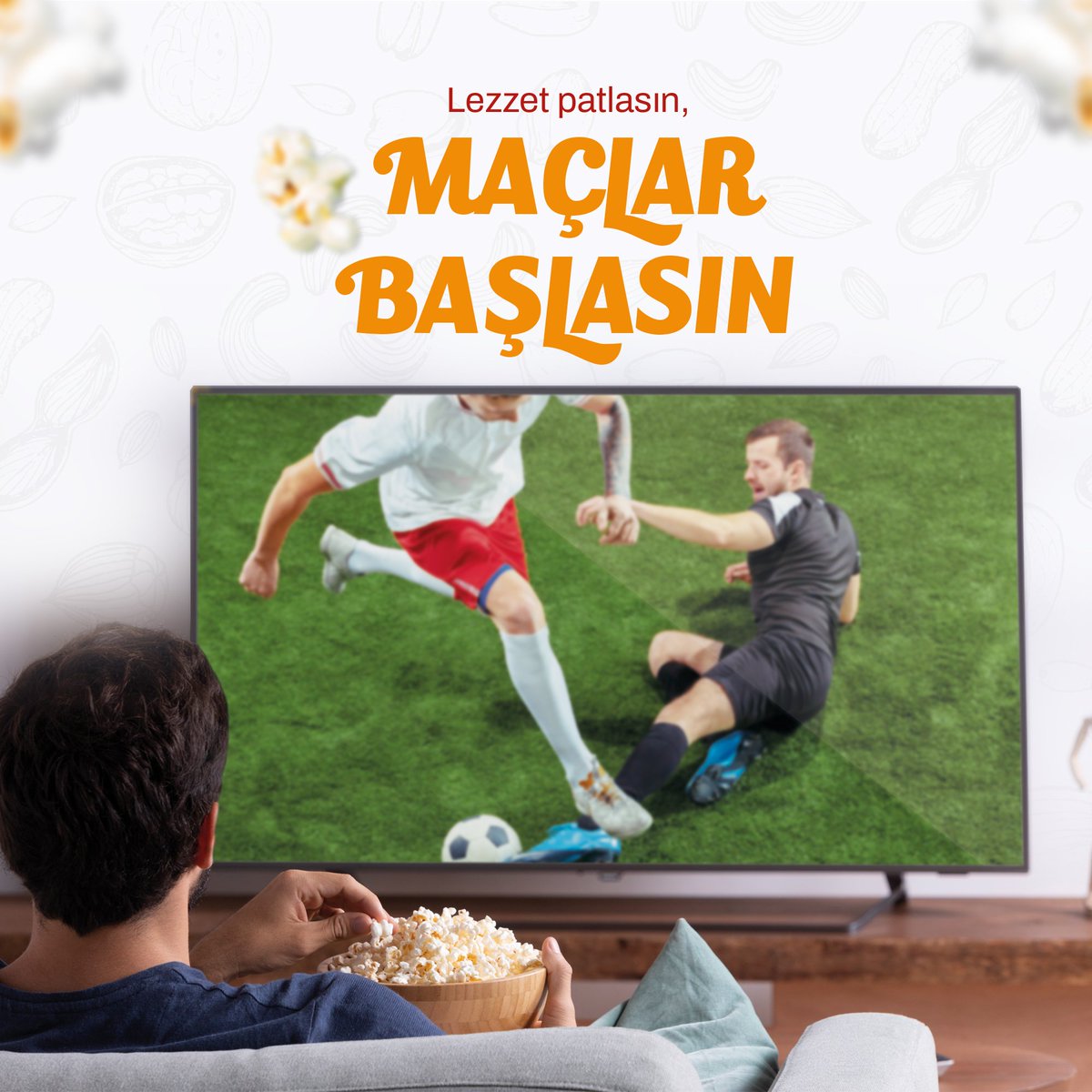 🍿 "Maçlar Başlasın, Mısırlar Patlasın!" 🏆
Heyecanlı maç anlarınızı lezzetli patlamış mısırlarımızla kutlayın! 
En taze mısırlarımızı özenle seçiyor, her bir tanesini kusursuz bir şekilde patlatıyoruz.