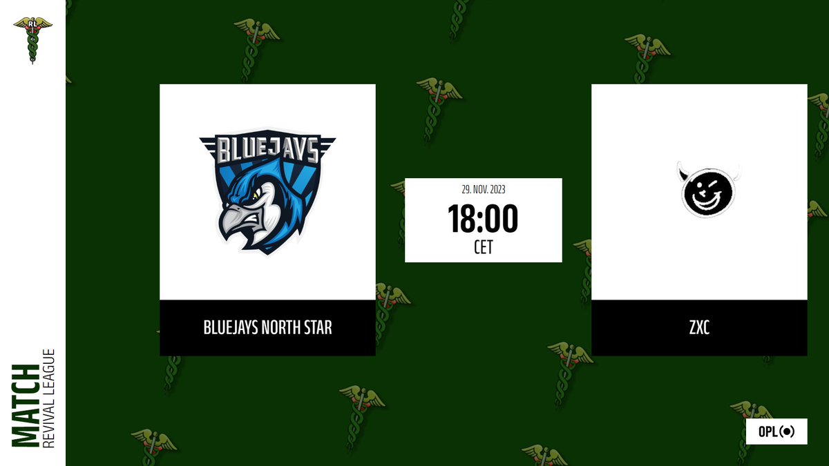 #RevivalLeague finals are in session! Today we have upper bracket quarters with:
🎲@BJAYS_NorthStar vs #ZXC

🎙️Caster: <a href="/ReaperanceR6/">Reaperance 🔜Paris 🇫🇷 Six Invitational</a> 
🎮Observer: <a href="/R6ObserverHaffy/">Haffy | Knee Pressed E at Manny</a> 
💻Production: <a href="/R6ObserverHaffy/">Haffy | Knee Pressed E at Manny</a> 

🔴Watch live today at: 
twitch.tv/brawl_for_it_a…