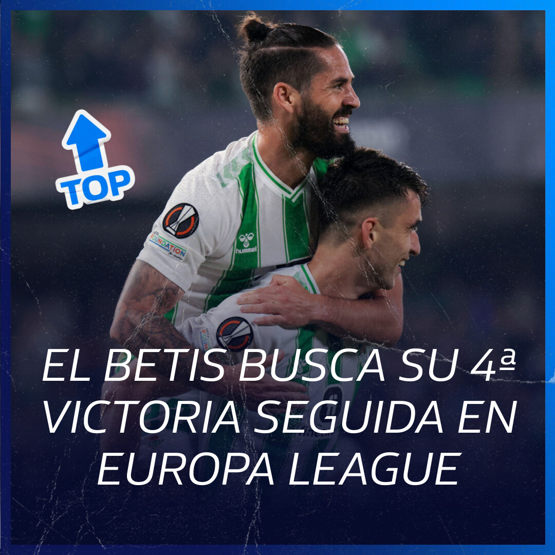 🔥 El Betis lleva 3 victorias consecutivas en Europa League ⏱ Si vence al Sparta esta tarde a las 18:45h. logrará una racha de 4 victorias por primera vez en esta competición 👀 Además, es especialmente quedar primero porque el ganador del grupo se salta una ronda...