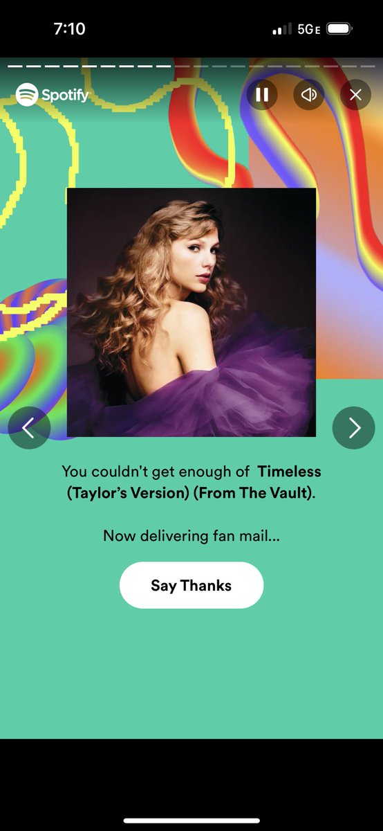 Cat1212_'s tweet photo. A timeless queen for sure 💜 @taylorswift13 @taylornation13 #spotifywrapp https://t.co/5D8LBMvUJF