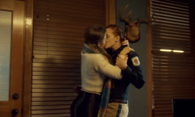 unicornearper's tweet image. first kiss                          first kiss as wives