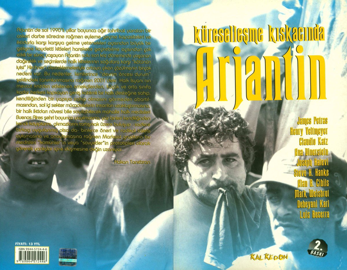 Küreselleşme Kıskacında Arjantin

Kalkedon Yayınları, 2. Basım, Ekim 2006, 194 sayfa
Çev. Hale Alpmen, Özge İnciler

gonotes.me/io59w

#Arjantin #küreselleşme #kapitalizm #sömürü #emperyalizm #sol #sosyalizm #EkonomikKriz #isyan #IMF #JamesPetras #KalkedonYayınları