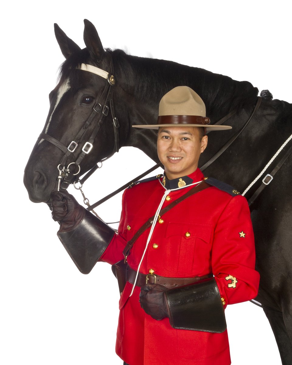 #rcmpmb lost Cst. Chris Joven Nov21 after a brief & courageous battle with cancer. He was a serving member at the time of his passing. He worked throughout MB & on the Musical Ride. His legacy lives on with his 3 children – his pride & joy. Cst. Joven, you will be missed