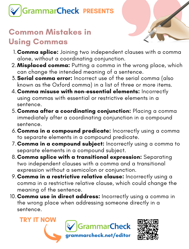 Common Mistakes in Using Commas

#Englishgrammar #grammar #writing