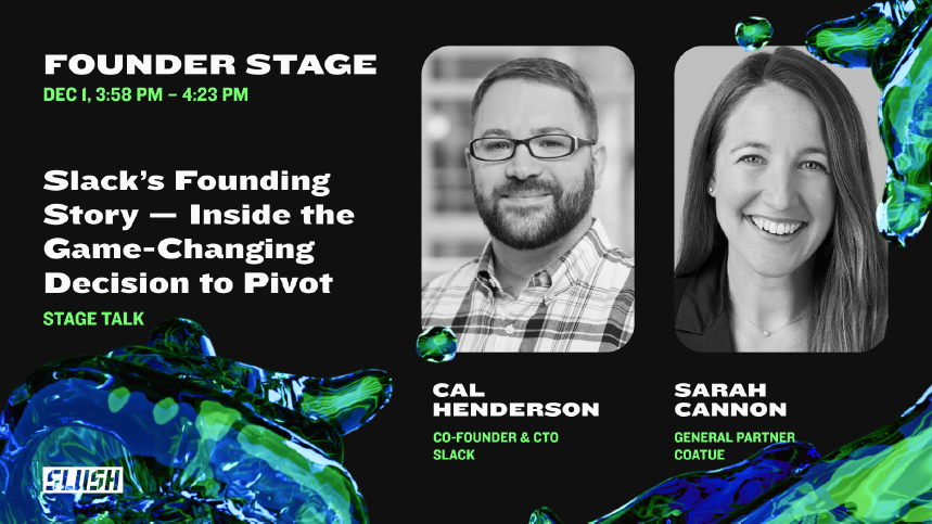 Countdown has begun for quality time with <a href="/iamcal/">Cal Henderson</a> of <a href="/SlackHQ/">Slack</a> fame at <a href="/SlushHQ/">Slush</a> - Friday can't come fast enough!