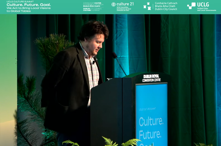 Our <a href="/ICOMOS/">ICOMOS</a> sister working group, Climate Action Working Group focal point @WMegarry shares the clear message of culture is a critical asset for climate action. Culture is local and is the human face of climate change. #UCLGCultureSummit 
youtu.be/z0_nJ-1E2fA?li…